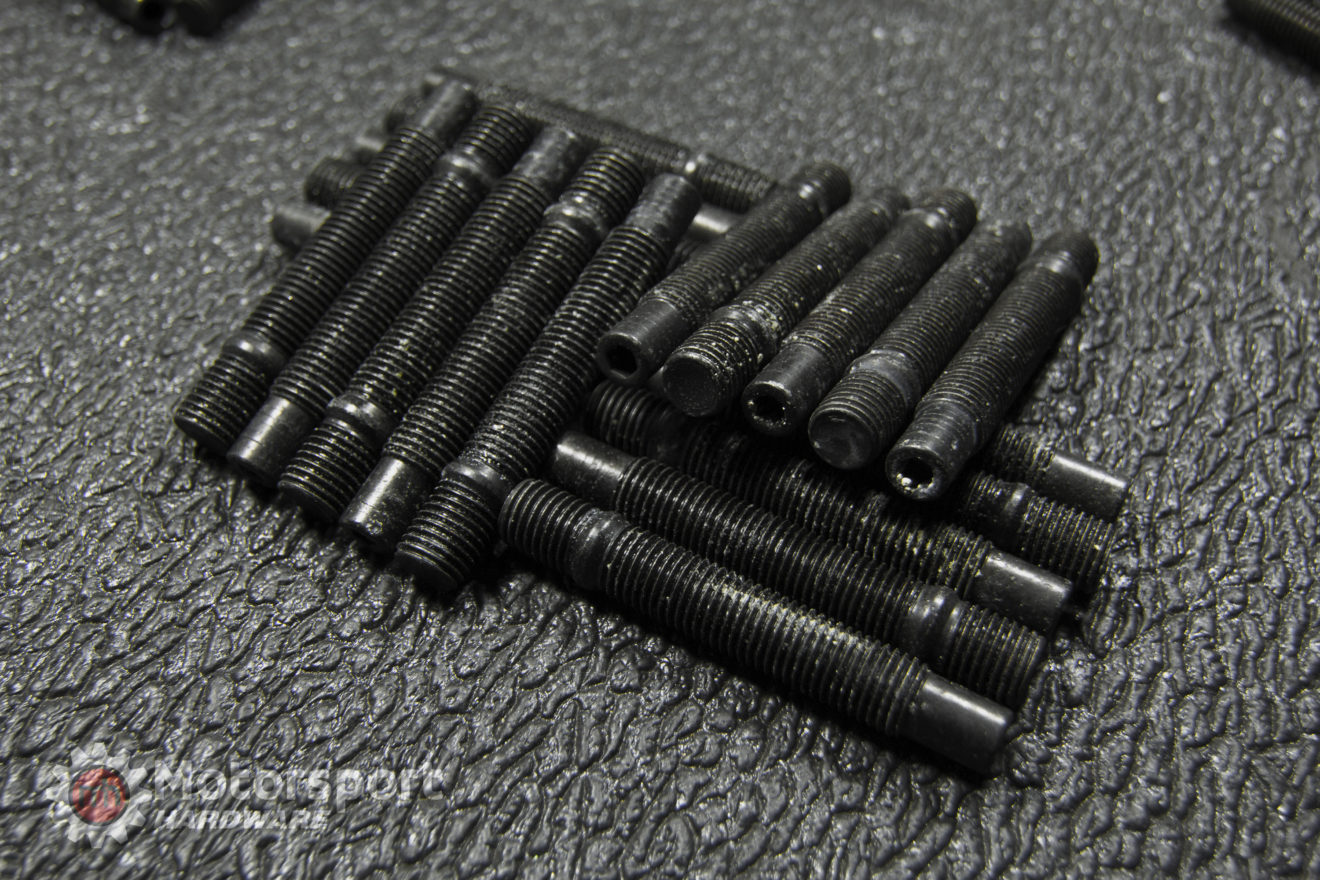 82mm Black Race Stud Kit 12x1.5 Motorsport Hardware